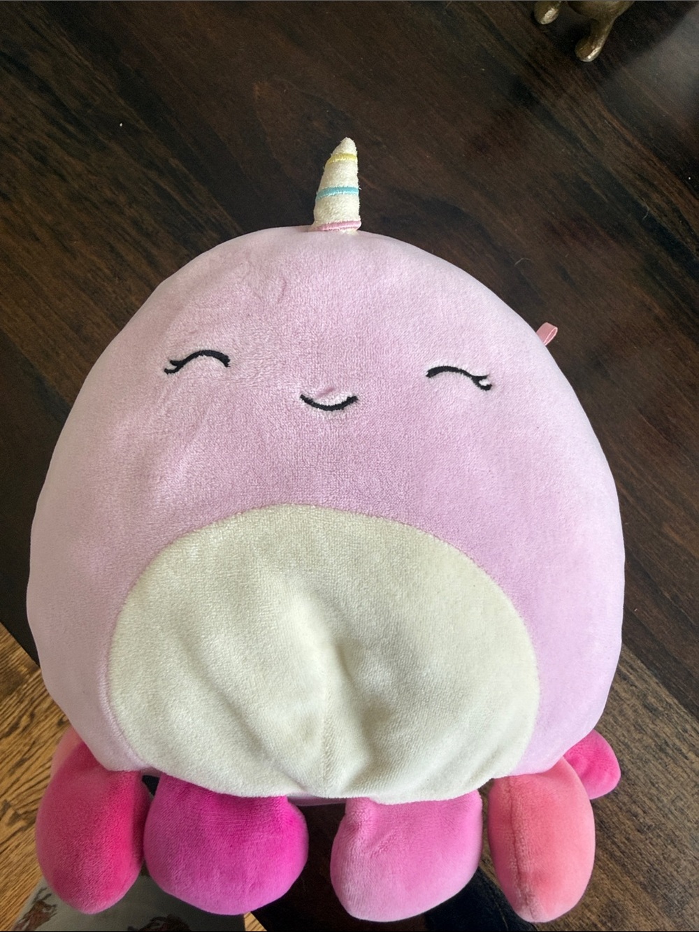 Pink Unicorn Narwhal Plush Toy - Soft Kids Stuffed Animal